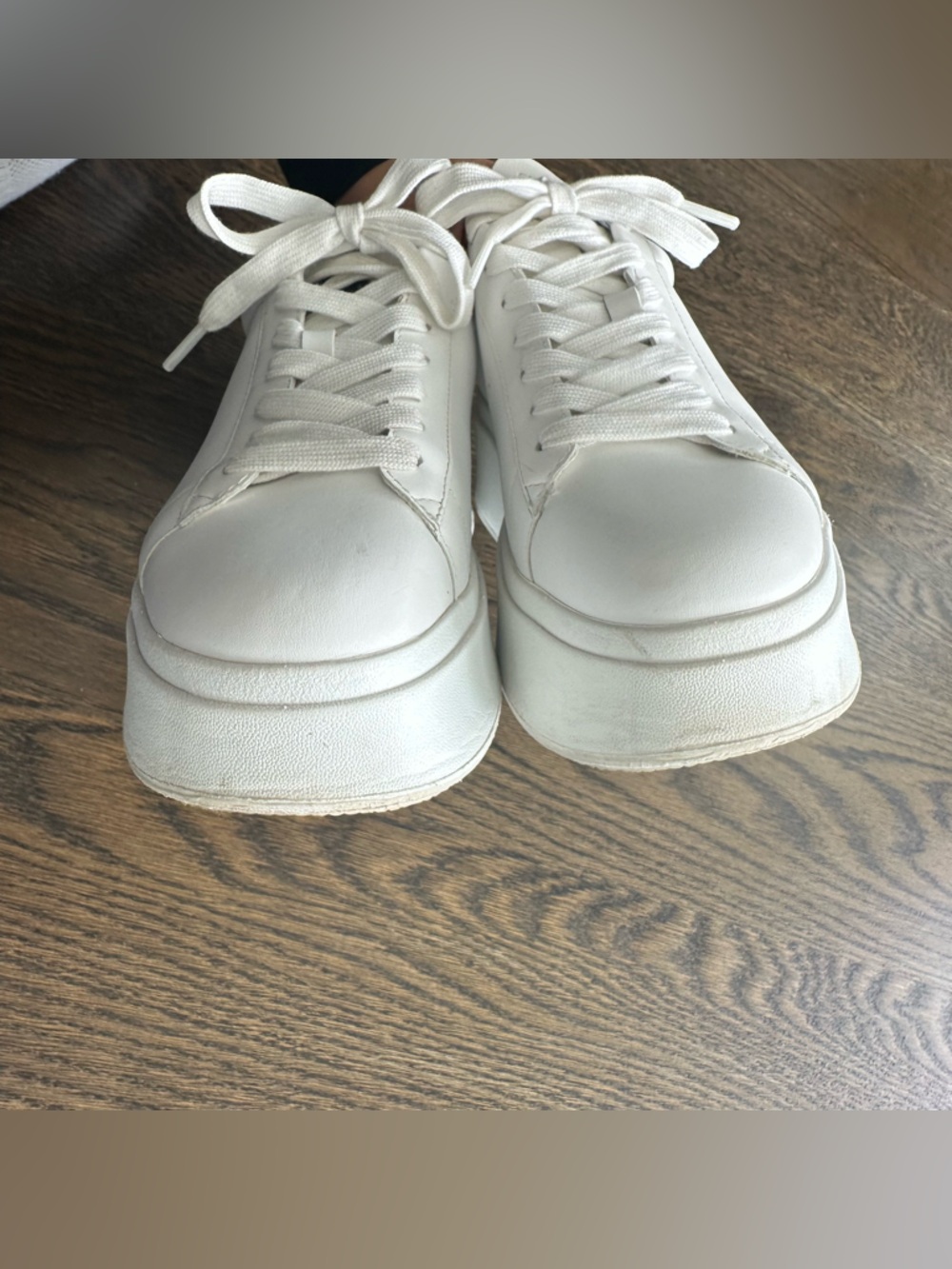 ASH Maya Leather Platform Sneaker - Size 39 - Picture 8 of 10